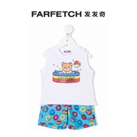 MOSCHINO 童装莫斯奇诺 Teddy Bear 印花运动套装FARFETCH发发奇