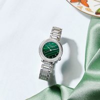 88VIP：LOLA ROSE 午逅系列新款小绿表钢带石英手表女生日礼物