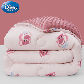 Disney baby 迪士尼宝宝（Disney Baby）婴儿童被子豆豆毯安抚被A类秋冬季加厚被芯幼儿园午睡新生儿冬天床上用品毛毯供暖盖被褥3斤 草莓熊