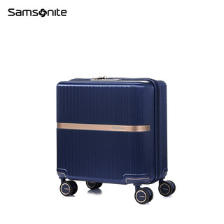 Samsonite 新秀丽 机长箱2023小寸行李箱拉杆箱旅行箱15英寸 HH5 深蓝色