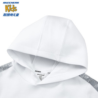 Skechers斯凯奇儿童舒适针织连帽套头卫衣P423B006