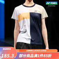 YONEX/尤尼克斯 115273TCR/215273TCR 23FW训练系列 男女同款网球服yy 215273TCR 白色（女款） M