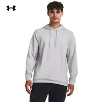 安德玛 UNDERARMOUR）秋冬Meridian男子训练运动连帽卫衣1379668 灰色014 XL