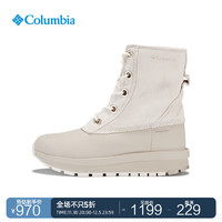 Columbia哥伦比亚户外女子防水银点保暖雪地靴BL7579 102米色 36.5(22.5cm)