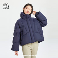 KOLON SPORT/可隆中量羽绒服 女子户外普通羽绒夹克 LKDJ3WTK16-NV 藏蓝 155/XS