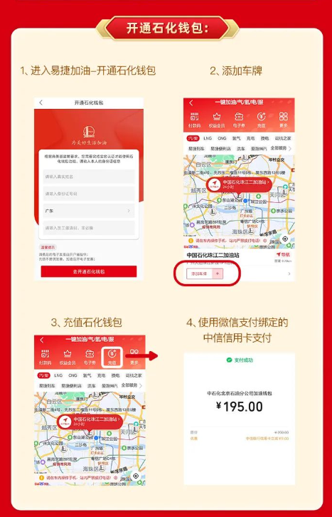 中信银行 X 中石化 加油天天有优惠