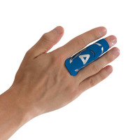 AQ 篮球排球指关节护指运动护具蓝色直筒款B30912 S/M