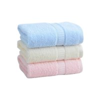 家装季：GRACE 洁丽雅 纯棉毛巾  蓝+黄+粉3条装