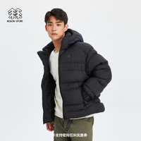 KOLON SPORT/可隆羽绒服 男子户外运动重量鹅绒服 LHDJ3WT759-BK 黑色 175/L