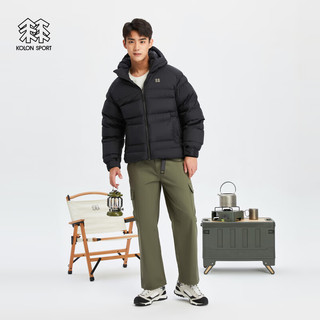 KOLON SPORT/可隆羽绒服 男子户外运动重量鹅绒服 LHDJ3WT759-BK 黑色 175/L