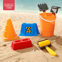 beiens 贝恩施 儿童沙滩玩具戏水沙池玩沙子挖沙铲子推车工具DX-88301沙滩7件套