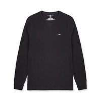 TOMMY HILFIGER 男士圆领长袖T恤 09T3585 黑色 XL