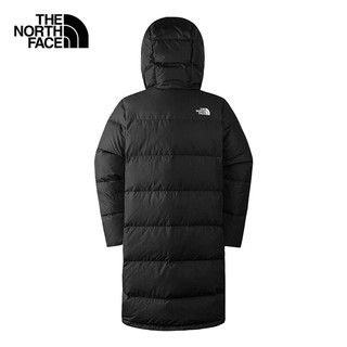 北面（The North Face）羽绒服女长款700蓬鹅绒填充防风保暖休闲外套81SA JK3/黑色 S/155