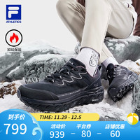 斐乐（FILA）EXPLORER WE探险家户外鞋2023冬加绒运动跑步鞋 黑美人-BB 42.5