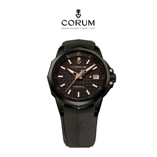 CORUM 昆仑 表（CORUM）瑞士腕表ADMIRAL系列38mm机械腕表100米防水钛金属男表 A082/04368