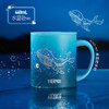 膳魔师（THERMOS）不锈钢把手杯办公桌面马克杯简约带盖咖啡杯TCDG-451 海洋款-水蓝色