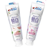 Crest 佳洁士 香氛双色锁白牙膏套装（雪樱香85g+白桃味85g）