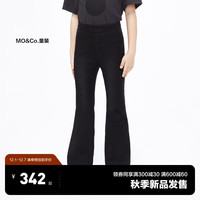 little MO&Co.little moco童装装女童弹力微喇叭裤牛仔长裤KBC3JEN014 牛仔黑色 110/53