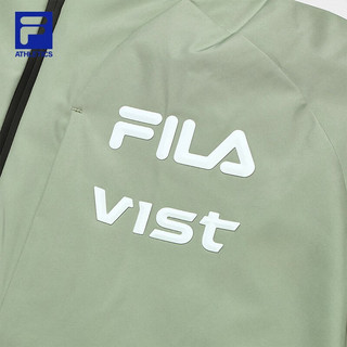 FILA 斐乐男士羽绒服基础简约连帽滑雪运动外套 珠烁绿-TQ 175/96A/L