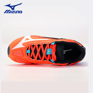 美津浓（MIZUNO）跑步鞋儿童男童运动鞋透气训练舒适减震蓝球鞋儿童鞋子K1GC222232 橙色 38.5码