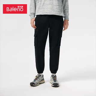 Baleno 班尼路 秋冬时尚简约百搭工装束脚潮流显瘦休闲裤男 00A S