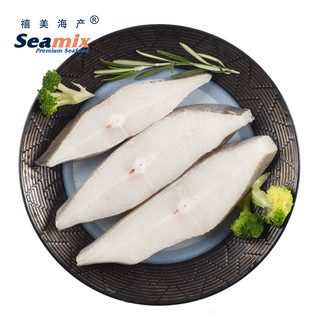 Seamix 禧美海产 禧美 格陵兰比目鱼片 （MSC认证）600g/盒 7-12块 去皮去刺 独立包装