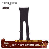 Teenie Weenie Kids小熊童装女宝宝长绒棉连裤袜 中灰色 140(L)