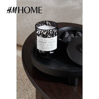 H&M HOME新款家居玻璃烛台香薰蜡烛小众伴手礼香氛室内0696742 黑色/Sandalwood NOSIZE