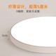 shijiang 仕匠 2023年新款超薄led吸顶灯简约现代主卧室灯房间客厅灯阳台灯具 直径23cm 单色白光18w