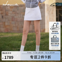 HONMA【时尚高尔夫】女士短裙冬厚款运动网球裙防泼水 米白 XS