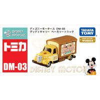 Disney 迪士尼 TOMY多美卡迪士尼仿真合金小汽车模型玩具米奇贩卖车外卖车166931