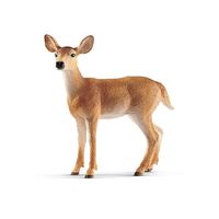 Schleich 思乐 白尾母鹿14819 仿真动物模型 野生动物世界儿童玩具