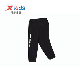 XTEP 特步 童装男童短裤儿童运动裤夏季休闲针织中裤七分裤