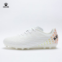 卡尔美(KELME)足球鞋男MG青少年透气儿童短钉小训练球鞋 白荧光绿 33