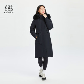 KOLON SPORT/可隆重量羽绒服 女子户外GTX鹅绒服 LKDJ3WT526-BK 黑色 160/S