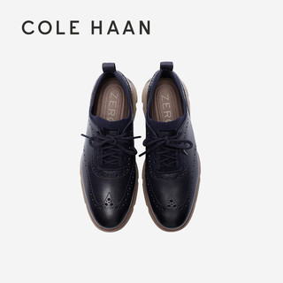 COLE HAAN 歌涵 colehaan/歌涵 男鞋牛津鞋 23年秋季舒适缓震皮革休闲皮鞋C38255 藏青-C38255 40