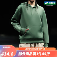 YONEX/尤尼克斯 32034CR/39026CR 23FW自然环保系列 男女同款运动卫衣 39026CR 橄榄绿（女款） O