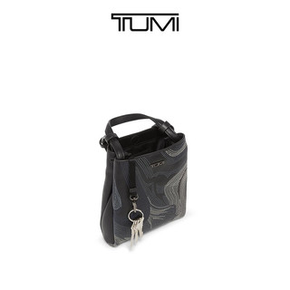 TUMI/途明GEORGICA系列时尚优雅女士Bailow单肩包斜挎包 黑色液体刺绣/0734524DLQ