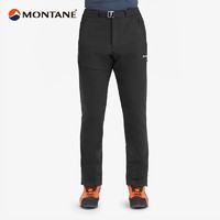 MONTANE 盟泰恩 TENACITY XT 软壳裤男款防水防风耐磨高弹冬季徒步裤子 黑色 M