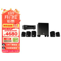 JBL CINEMA 510CN + 天龙X580 卫星影院5.1音响 音箱 家庭影院套装 蓝牙 壁挂音响 功放