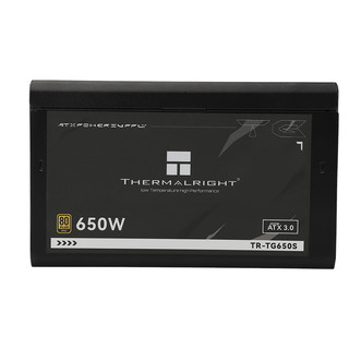 Thermalright 利民 TR-TG650S 金牌（90%）非模组ATX电源 650W