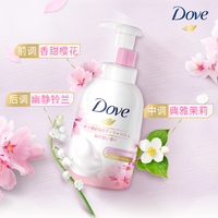 抖音超值购：Dove 多芬 云朵泡沐浴泡泡 樱花甜香 400g+浴球