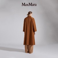 Max Mara MaxMara Ludmilla经典浴袍式羊绒大衣女1016091906 （原Labbro） 褐色 36