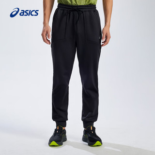 ASICS 亚瑟士 运动长裤男子舒适透气跑步运动裤 2031E446-001 黑色 XL