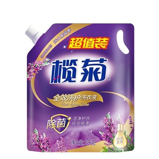 lanju 榄菊 康涤除菌洗衣液2kg补充装全效洗护洗衣服液衣物清洁薰衣草香氛