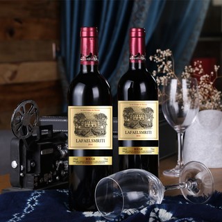 法国红酒礼盒双支装2瓶西华拉菲酒庄干红葡萄酒佳品套装