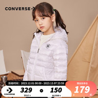 CONVERSE 匡威 儿童装冬季新款中大男童轻便连帽羽绒服保暖防风外套