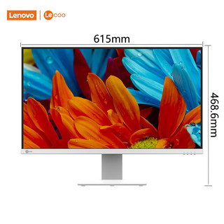 Lenovo 联想 来酷LecooAIO 一体机 办公家用商用台式机电脑 全高清屏 27英寸：7纳米N95 16G 512G白色