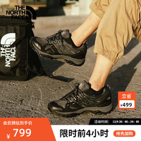 北面（The North Face）北面徒步鞋男户外运动鞋防滑减震防水低帮 C4V/黑色 7.5 40