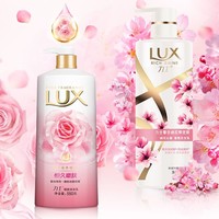 88VIP：LUX 力士 玻尿酸桃花沁香洗发水500g沐浴露600g+100g*2柔顺洗护套装